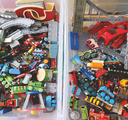 TWO Huge Train sets with over 50  Thomas train set characters and  loads of accessories in each set.