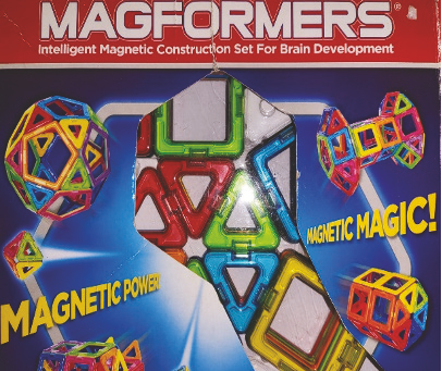 MAGFORMERS tiles sets  All shapes plus 6 car bases and  remote controller.