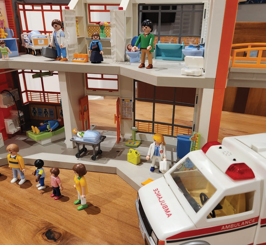 Big Hospital and Ambulance plus characters and loads of accessories