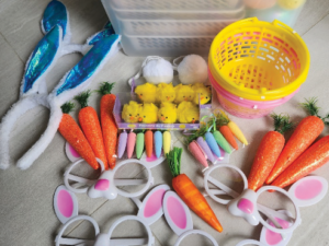 easter rabbits for 4 students.webp